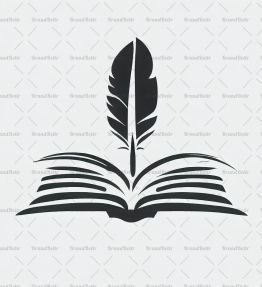 Offenes Buch und Feder